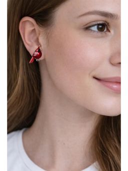 Miora - Red Red Birdie Earrings