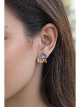 Miora - Multi-Color Multicolor Flower Earrings