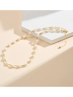 Miora - White Handmade Freshwater Pearl Necklace With Earrings