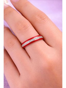 Miora - Red Ocean Line Ring
