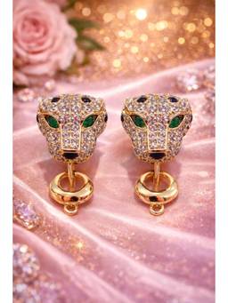 Miora - Silver Jaguar Baali Earrings