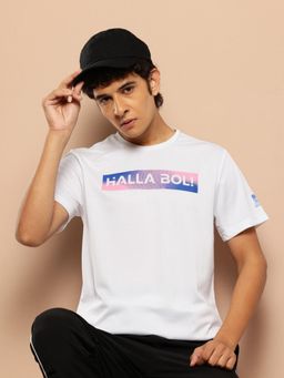 Alcis - White Rr Slogan Printed T-shirt