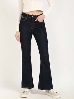 Calvin Klein - Women Blue Solid Slim Fit Jeans