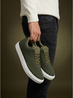 Styli - Men Olive Sneakers