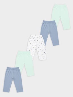 Mi Arcus - Solid And Star Print Pyjama For Kids (Pack of 5)