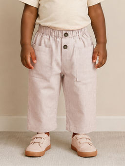 Mi Arcus - Check Pattern Trouser- Beige