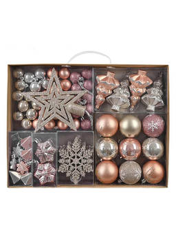 Little Surprise Box - 70 Pcs Bronze Metal Shaded Big Star Themed Decoration Set