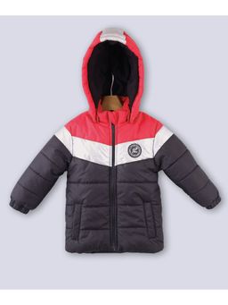 Beebay - Boys Colourblock Hooded Puffer Jacket