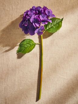 Pure Home + Living - Purple Hydrangea Faux Flower Stem - Single