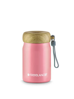 Freelance - Bolt Vacuum Insulated Stainless Steel Flask, Water Travel Bottle, 300 ml, Pink