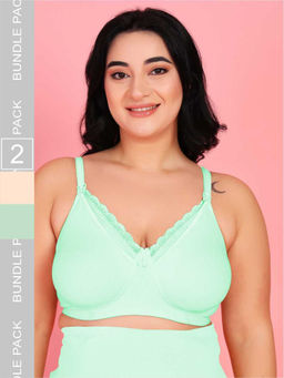 Mamma Presto - Non Padded Nursing Maternity Bra (Pack of 2)