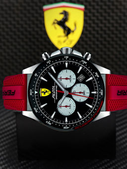 Scuderia Ferrari - Black Silicon Pvd Watch