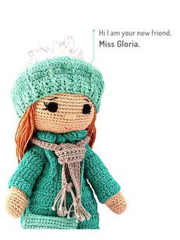 Bonfino - Premium Miss Gloria Crochet Doll (0-36 Months)