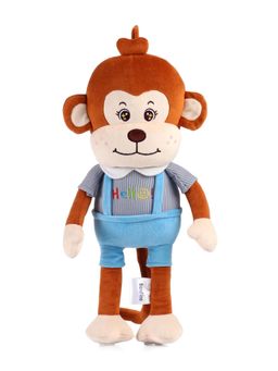 Bonfino - Premium Plush Monkey Soft Toy (0-36 Months)