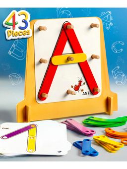 Bonfino - Premium Alpha Numeric Wooden Puzzle (3-12 Years)