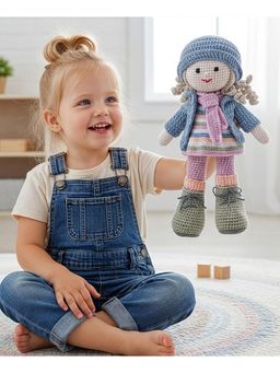 Bonfino - Premium Handmade Miss Zelo Crochet Doll (0-36 Months)