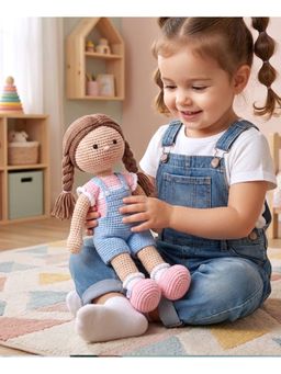 Bonfino - Premium Handmade Miss Emma Crochet Doll (0-36 Months)