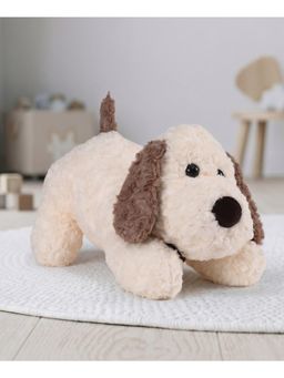 Bonfino - Premium Plush Laying Dog Soft Toy (0-36 Months)