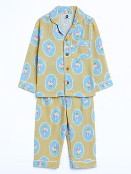 Cocoon Care - Multi-Color Muslin Shirt with Pyjama