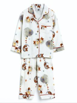 Cocoon Care - White Muslin Shirt with Pyjama