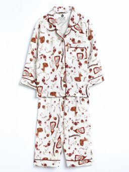 Cocoon Care - White Muslin Shirt with Pyjama