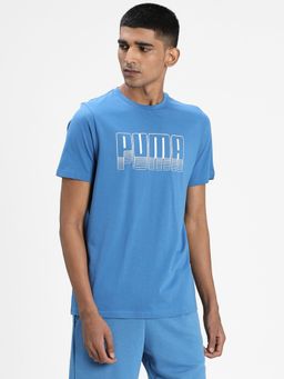 Puma - Basic Men Blue T-Shirt