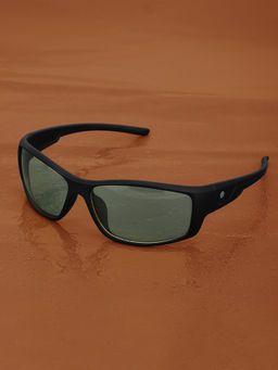 Carlton London - Mens Black Toned UV Protected Sports Sunglasses CLSM186
