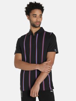 Puma - Bmw M Motorsport Striped Mens Black T-shirt