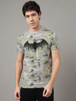 Free Authority - Arkham Asylum Printed Multi Color T-Shirt