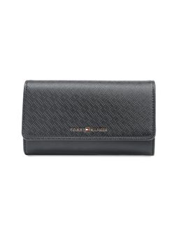 Tommy Hilfiger - Women PU Flap Wallet With Sling Wallet Astraea - Black