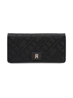 Tommy Hilfiger - Women PU Flap Wallet With Sling Wallet Trellis - Tan