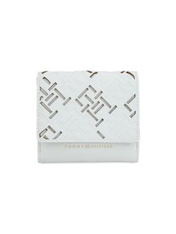 Tommy Hilfiger - Women PU Small Flap Wallet With Sling Evanthe - Ecru