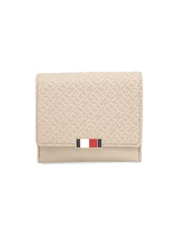 Tommy Hilfiger - Women PU Small Flap Wallet With Sling Wallet Ines - Beige