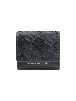 Tommy Hilfiger - Women PU Small Flap Wallet With Sling Wallet Evanthe - Black