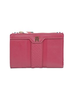 Tommy Hilfiger - Women PU Bifold Small Wallet Verona - Burgundy