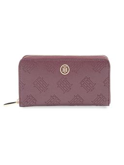 Tommy Hilfiger - Women PU Zip Around Wallet Monique - Wine