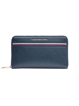 Tommy Hilfiger - Women PU Zip Around Wallet Amalfi - Navy Blue