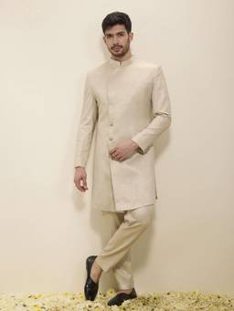 Neha Gursahani - Ivory Sherwani with Pants