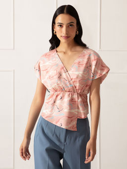 Twenty Dresses by Nykaa Fashion - Overlapped With Waves Top