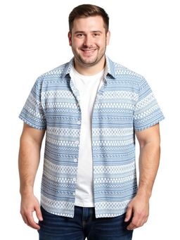 BULLMER - Men Multi-Color Cotton Geometric Shirt