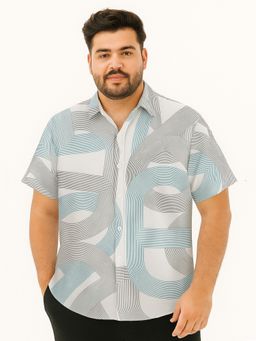 BULLMER - Men Multi-Color Cotton Geometric Shirt
