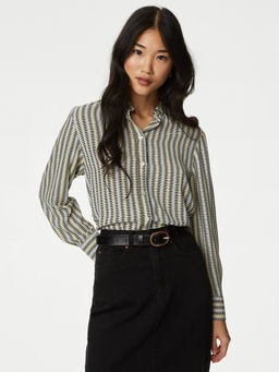 Marks & Spencer - Printed Collared Shirt