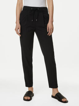 Marks & Spencer - Drawstring Tapered Ankle Grazer Trousers