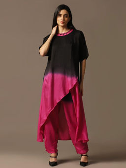 "Two Sisters" by Gyans - Multicolour Kurta with Pant (Set of 2)