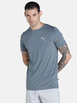 Puma - Teams Cr Heather Men Gray T-shirt