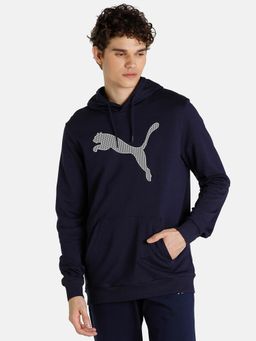 Puma - Mens Navy Hoodie