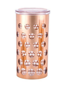 Premsons - Polka Dot Copper Canister Jar (M)