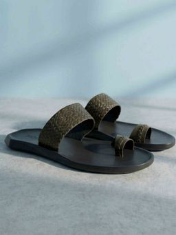 Mochi - Olive Round Toe Sandals