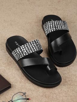 Metro - Brown Round Toe Sandals
