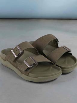 Mochi - Green Round Toe Sandals